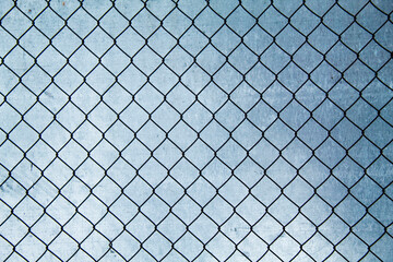 Steel Chain Fence Pattern Texture