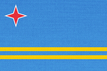 Aruba flag background