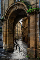 Beautiful downtown Bordeaux in France
