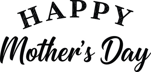 Celebrating Mother's Day with elegant typography and heartfelt message