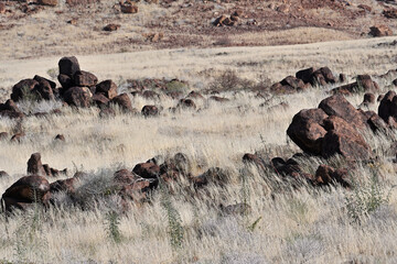 Massive stones in the Erongo Mountains