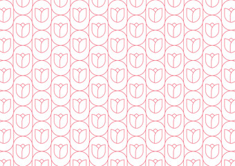 Sweet rose symbol pattern. Valentines' day. February 14 wallpaper.