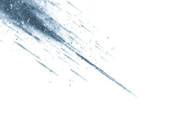 Abstract Digital Glitch Art with Blue Shards