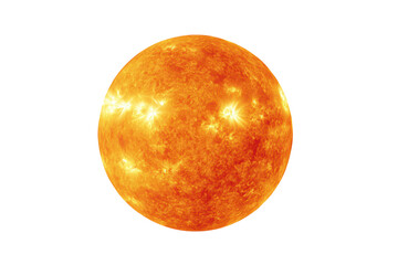 Bright Sun Planet Surface in Space