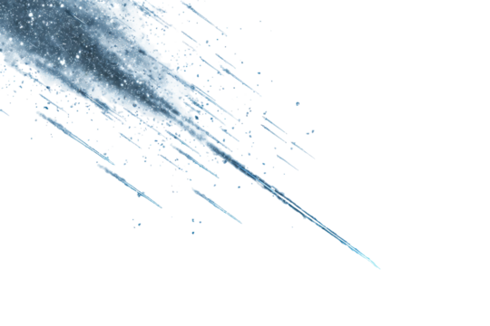 Abstract Digital Glitch Art with Blue Shards - Powered by Adobe