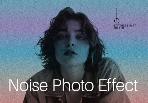 Noise Photo Effect Design