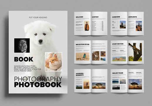 Photobook Magazine Design Layout