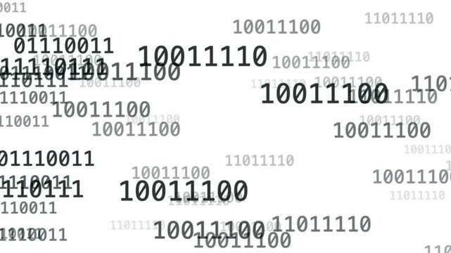 Binary Code Background Loop