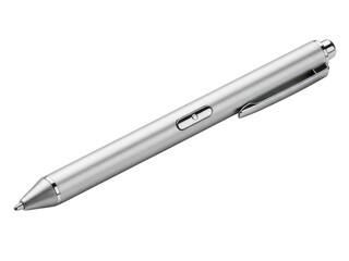 Modern digital stylus pen isolated on transparent background