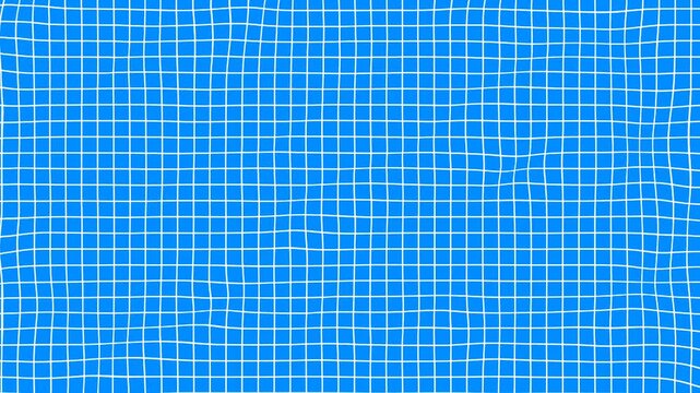 Abstract background animation wave grid lines square blue soft aesthetic cute