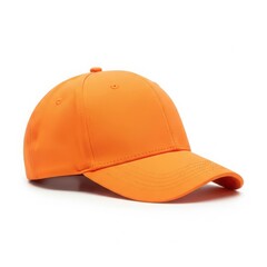 Fototapeta premium Bright orange baseball cap