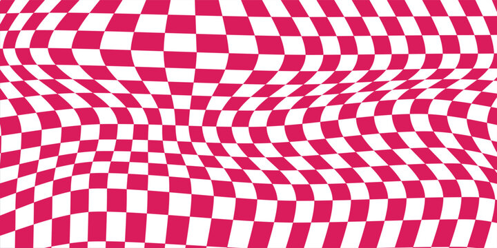 Seamless repeat pattern with ditsy hand drawn checkerboard in cotton candy pink and red. Soft pink and red checker for Valentines day, girls, cosmetics, teen projects and more