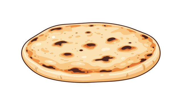 A delightful golden-brown artisan flatbread with toasted imperfections perfect for a global culinary experience or savory meal preparation for every
