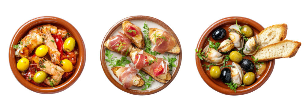 Captivating mediterranean tapas dishes for food photography