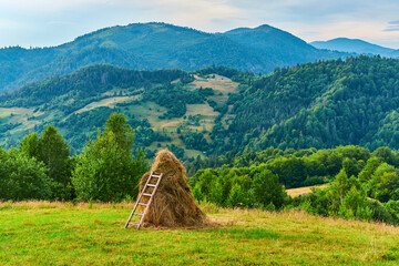 Haystack Ladder Mountain Slope Scenery