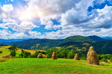 Haystack Ladder Mountain Slope Scenery