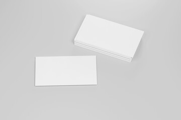 Fototapeta premium Simple Branding Business Card Mockup Template