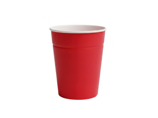 Red solo cup isolated on transparent background