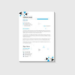 Modern business and corporate letterhead template
