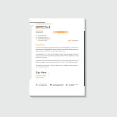 Modern business and corporate letterhead template
