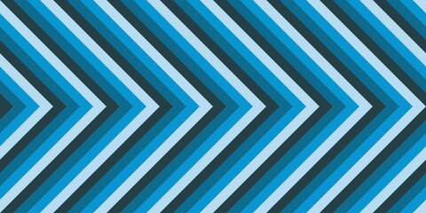 Modern Geometric Chevron Stripe Pattern with Cool Blue Color Combination Background