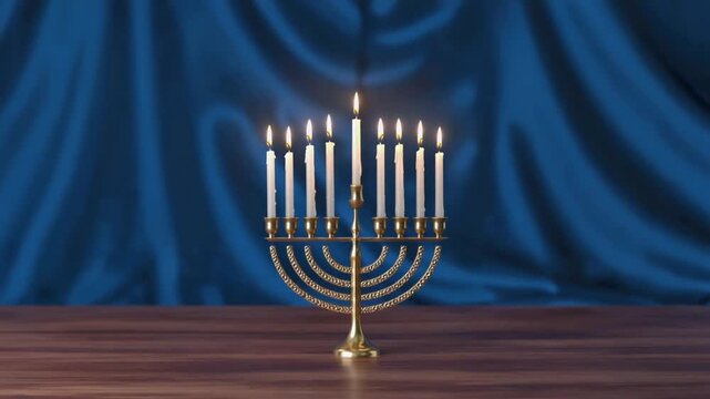 Hanukkah candles.