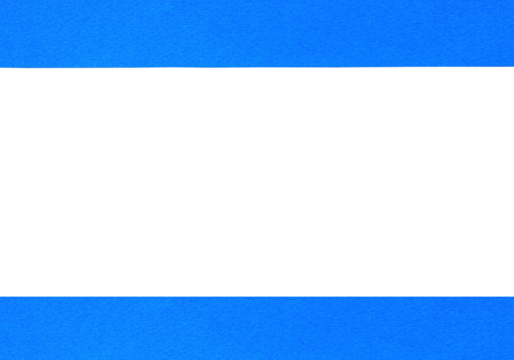 Marco de franjas horizontales de papel azul con espacio de copia central - Powered by Adobe