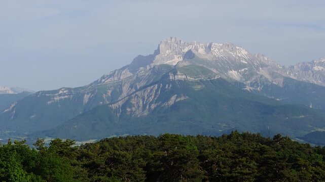 Summer Mountain View,  L'obiou In Alps, France.
