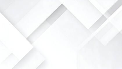 Obraz premium A clean and modern abstract background with geometric white shapes layered over each other