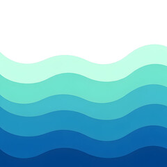 Abstract wavy gradient