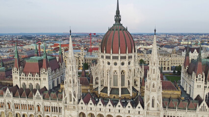 Hungarian Parliament building in Budapest