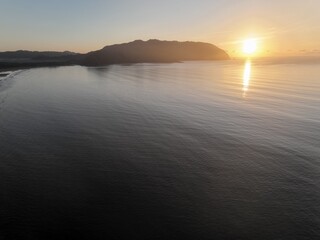 Sunrise over calm waters near Playa Playa Los Vivos