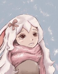 girl in winter