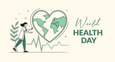 Promoting global well-being and healthcare on world health day