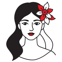  vector girl image free download 