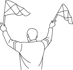 Simple Line Art Illustration