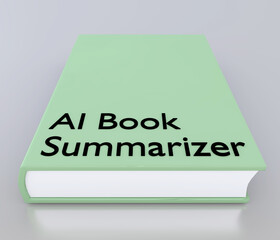 AI Book Summarizer concept