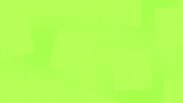 Lime green color square shapes gradient design loopable geometrical background