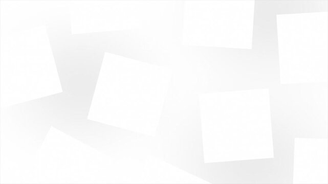 white color square shapes gradient design loopable geometrical background