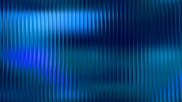 Reeded fractal neon with glass blue gradient and background ribbed corrugated. Bg screen texture with effect reeded 3d and line pattern wall. Mirror textur reeded with frost square glass.