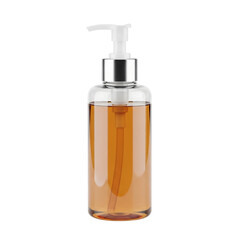 Amber soap dispenser isolated on transparent background isolated on transparent background