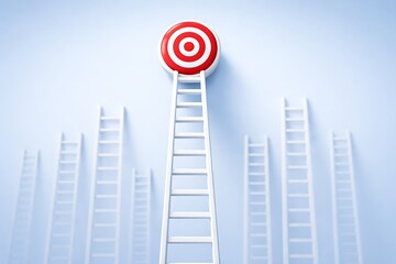 Ladder leading to a target goal concept