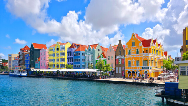 Punda District in Willemstad Curacao Netherland Antilles Caribbean UNESCO World Heritage Site 01.02.2026