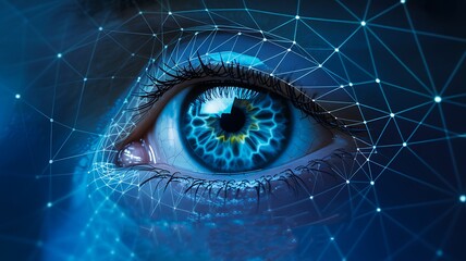Advanced digital eye biometric security and vision technology
