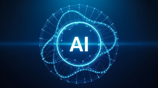 Artificial intelligence digital network technology concept
- Powered by Adobe