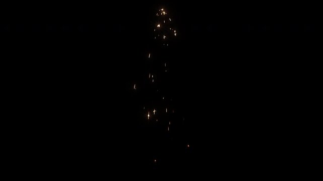 Sparks Explosion over Alpha Channel