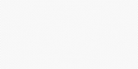 White seamless hexagon pattern, minimal geometric grid, modern honeycomb background, vector illustration