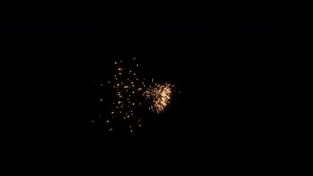 Sparks Explosion over Alpha Channel