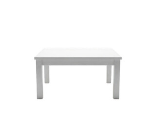 Fototapeta premium Modern grey wooden dining table with white top