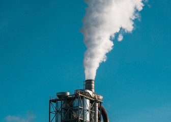 factory smog ejecting pipes into the environment